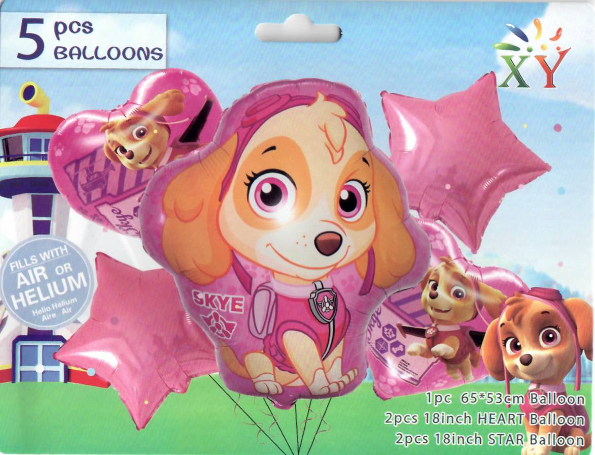 بادکنک فویلی اسکای کد 6 (5تیکه)