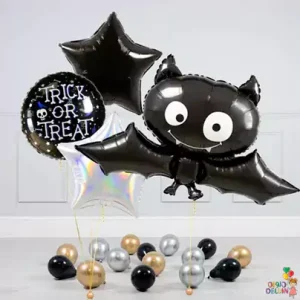 Red-bow-bat-foil-balloon